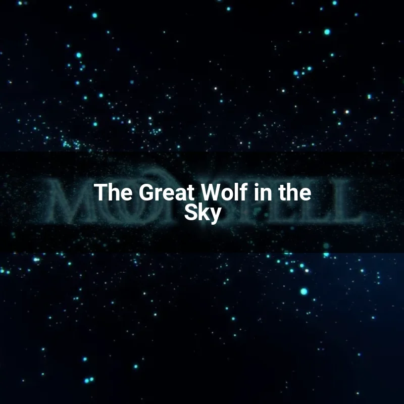 The Great Wolf in the Sky