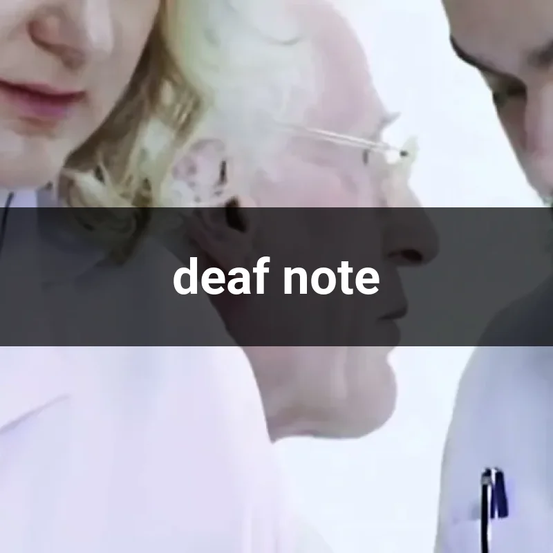 deaf note