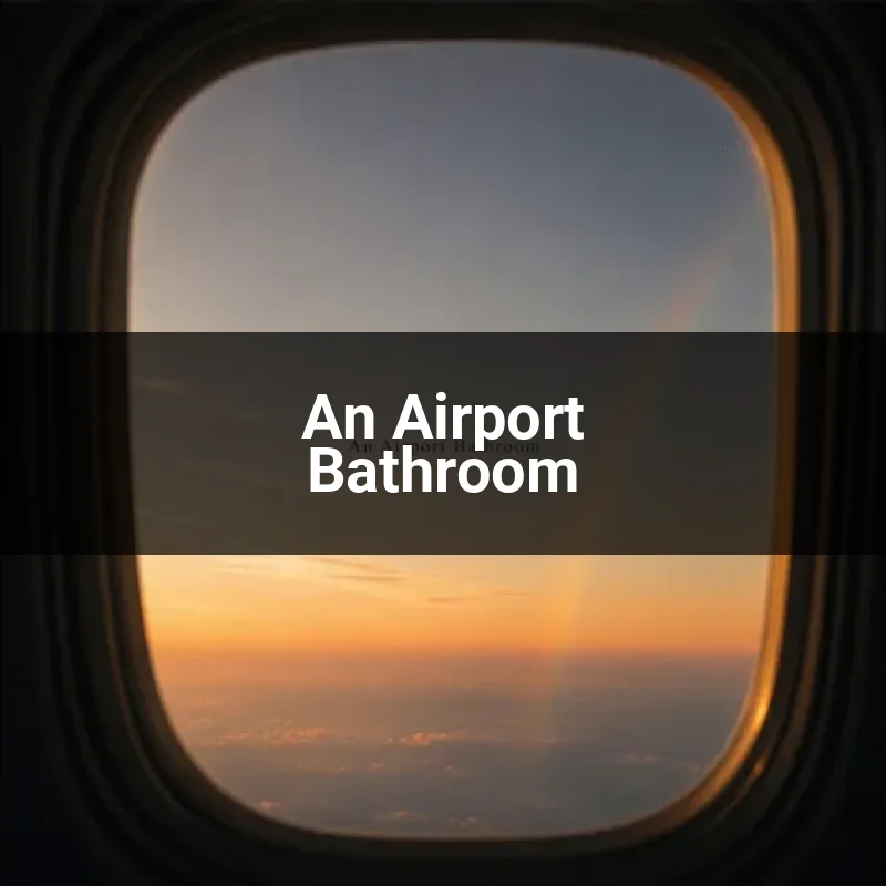 An Airport Bathroom