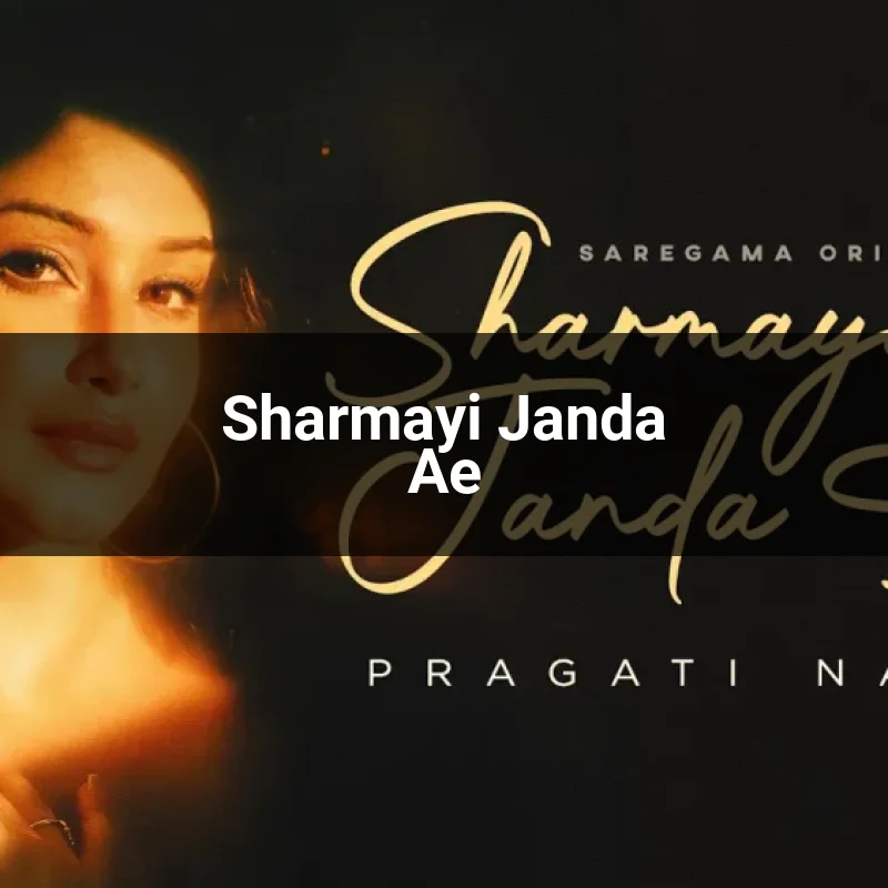 Sharmayi Janda Ae