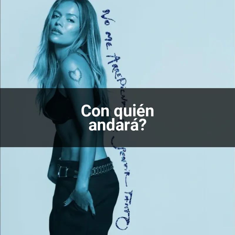 Con quién andará?