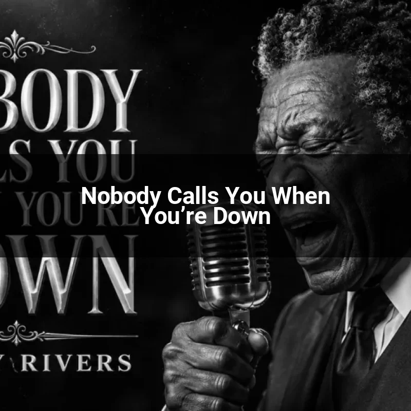 Nobody Calls You When You’re Down