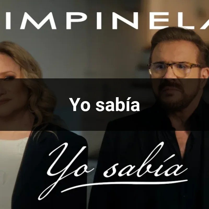 Yo sabía