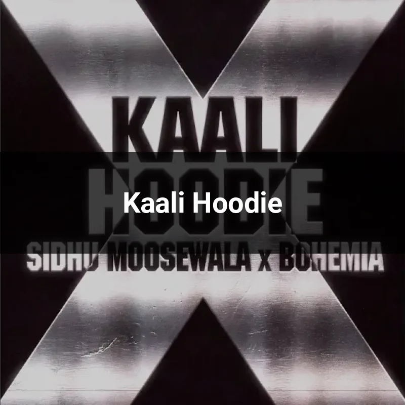 Kaali Hoodie