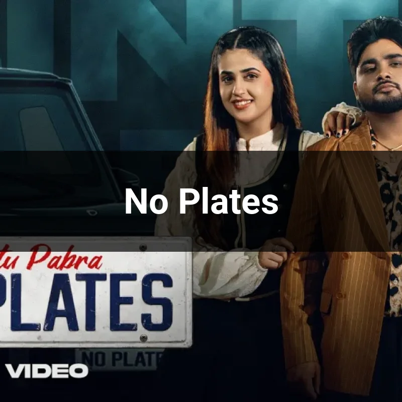 No Plates